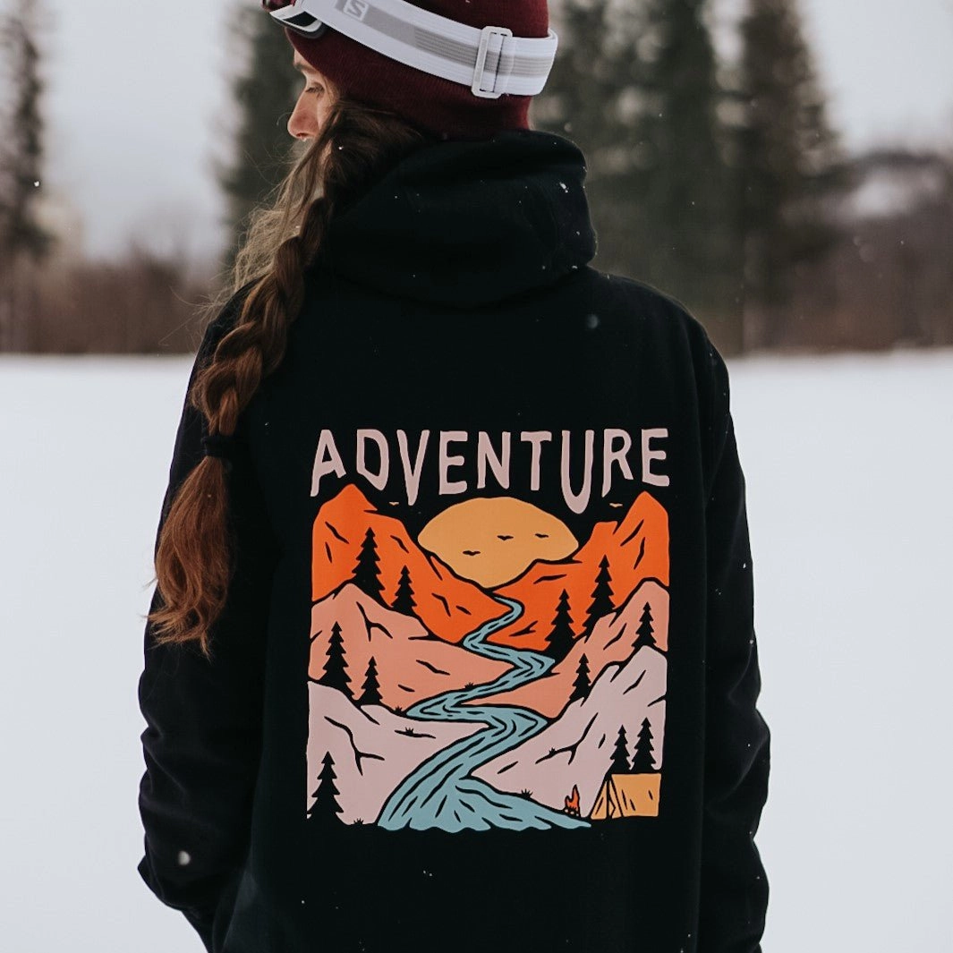 Panda like Organic "Adventure" Hoodie
