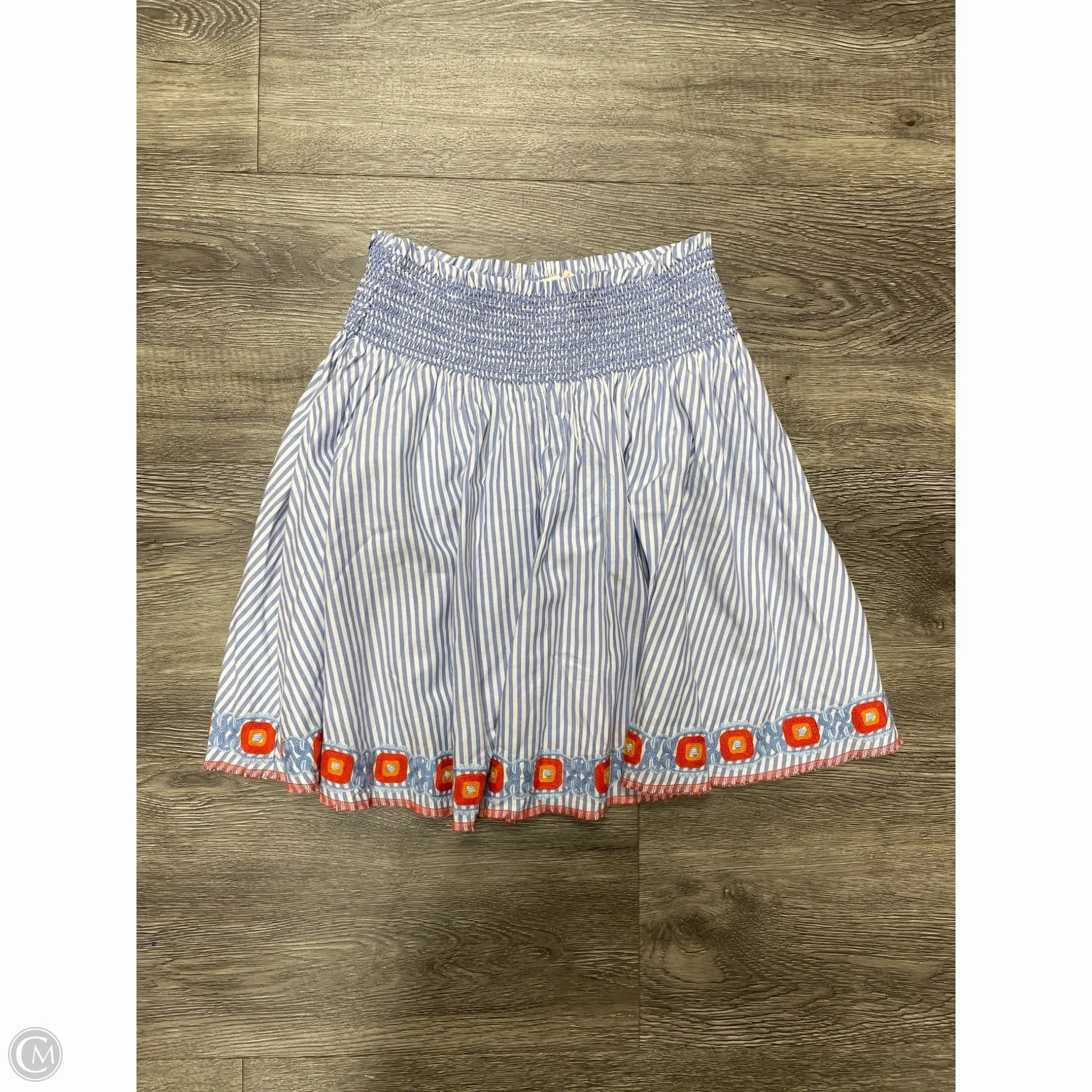 Skirt Designer By Tory Burch In Striped Pattern, Size: Xs Maximalist look Travel Vibes