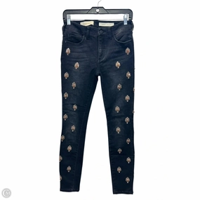 Ready For All Modern Traveler Gear Sunny Vibes Jeans Designer By Pilcro In Black & Orange, Size: 4