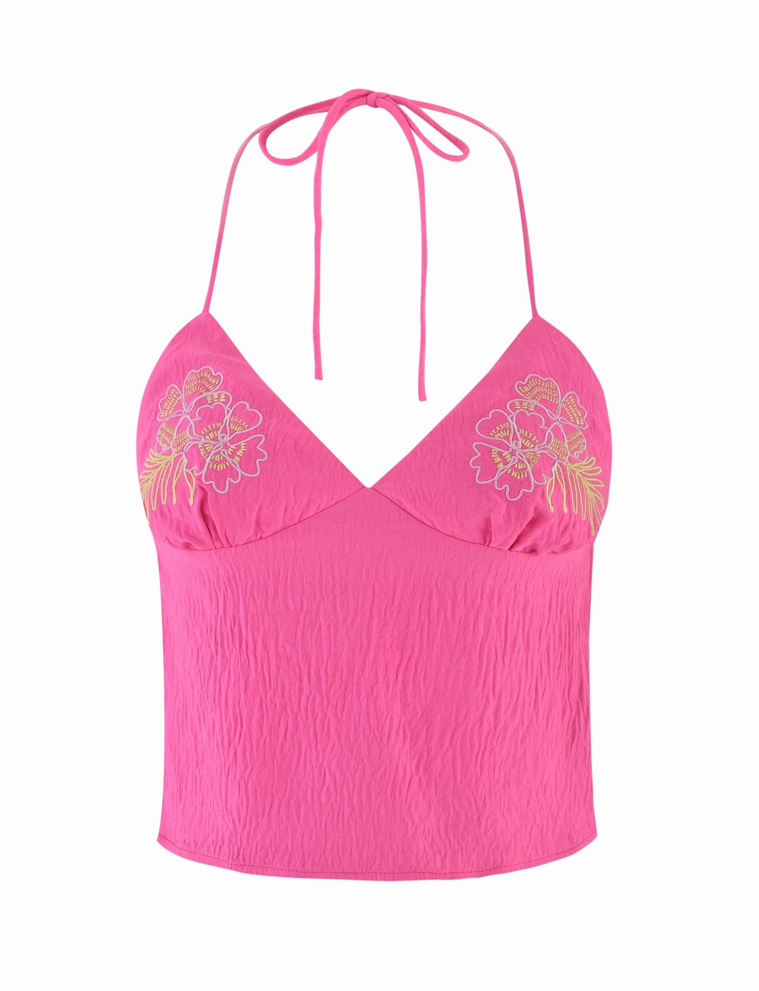 KAELAH TOP - HOT PINK Bold Fashion ContrastStitching