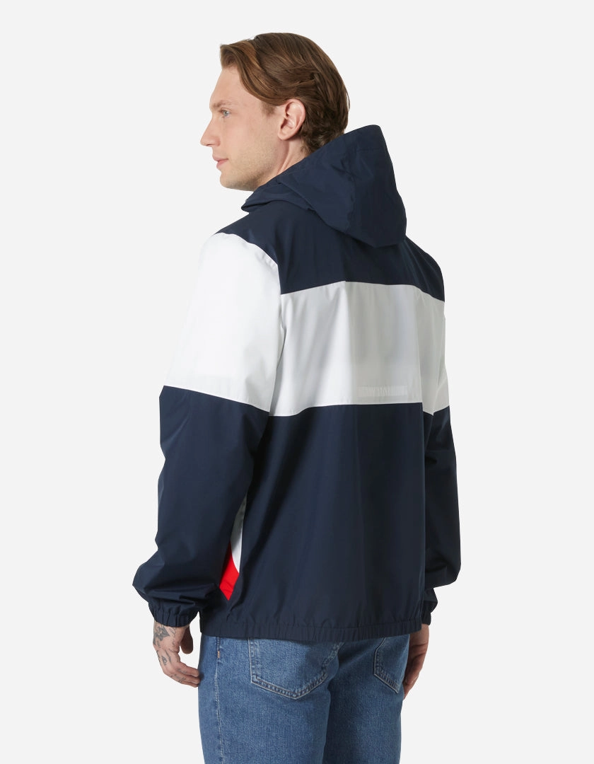 KOSTER RAIN JACKET, Navy Adjustable Drawstring Waist