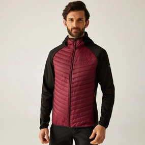 WaterRepellentFabric Regatta Mens Andreson Hybrid Hooded Padded Jacket