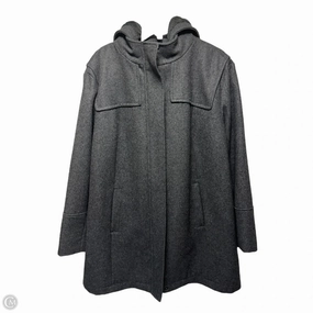 Short Length Wardrobe Essential Wool Blend Coat Other By Ava & Viv In Grey, Size: 1x