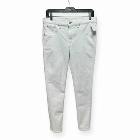 Street Cool Cate Skinny Jeans Designer Rag & Bones Jeans In White, Size 14/32