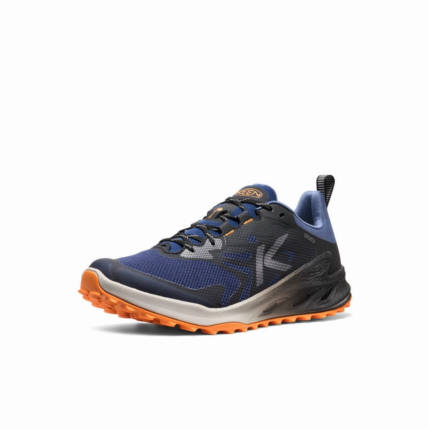 Path Jog Men's Zionic NXT Waterproof Hiking Shoe  |  Naval Academy/Bright Marigold