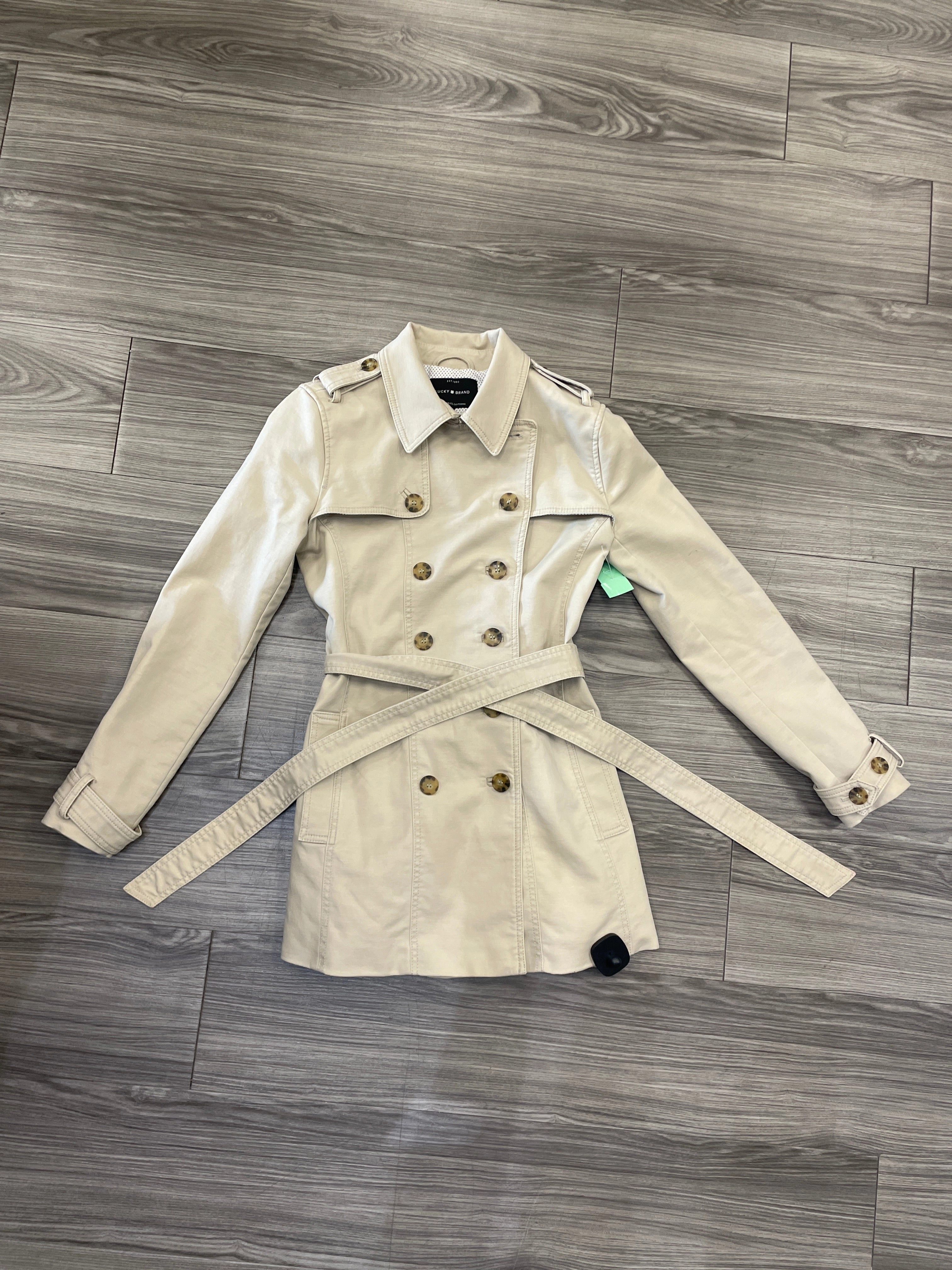 OdorResistantFabric Tan Coat Other Lucky Brand, Size S
