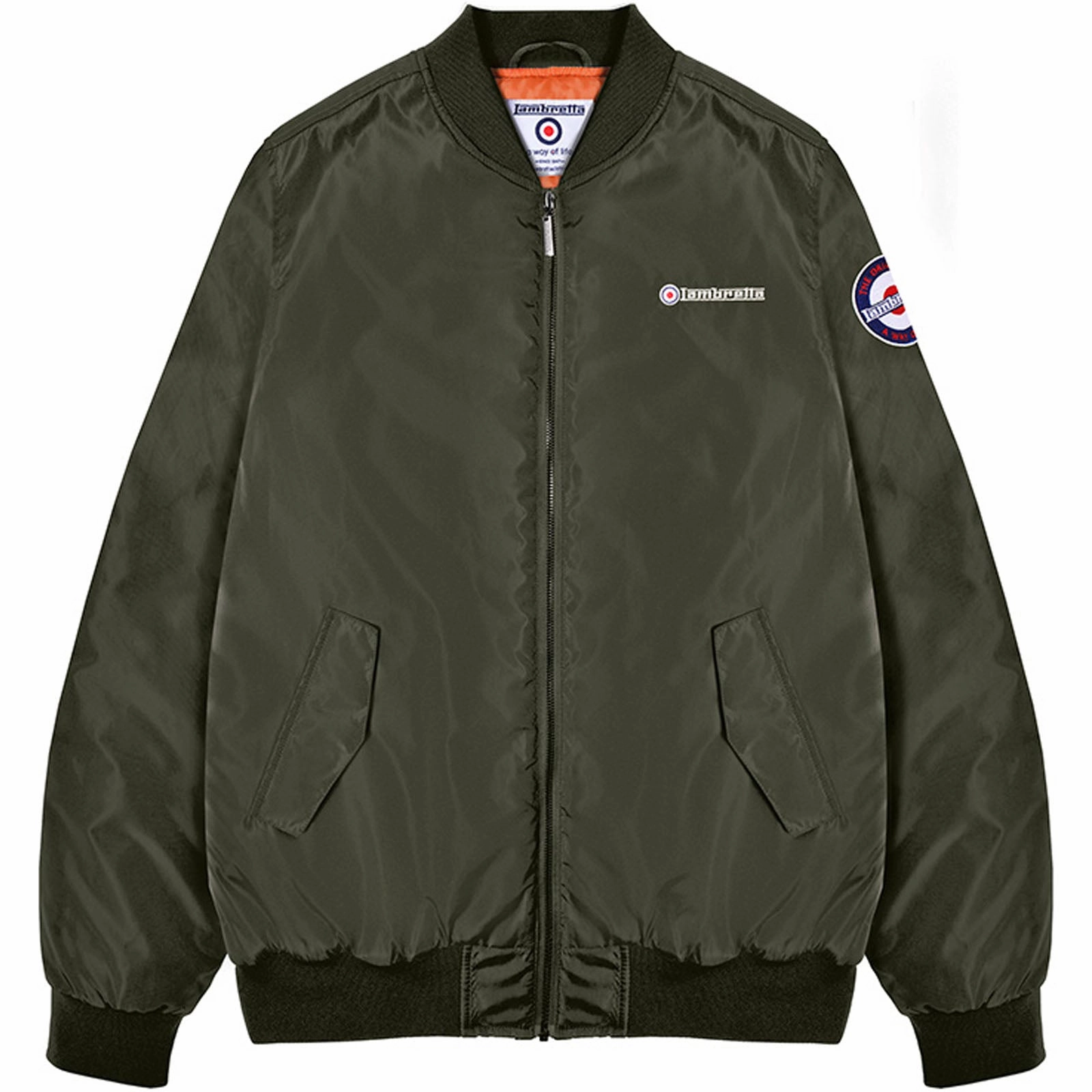 Lambretta MA1 Badged Bomber Jacket Multi Purpose Layer Warmth Without Bulk