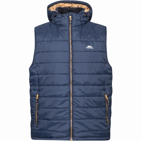 Reinforced Zippers Trespass Mens Franklyn Hooded Gilet