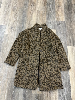 Coat Peacoat By Old Navy In Animal Print, Size: Xs Clean Lines