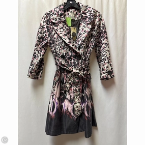 Unisex Casual Fit Coat Peacoat By Vertigo In Pink, Size: S