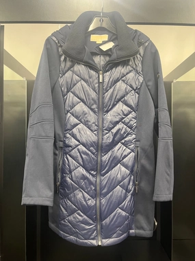 Noise Free Fabric Navy Coat Puffer & Quilted Michael Kors, Size Xl