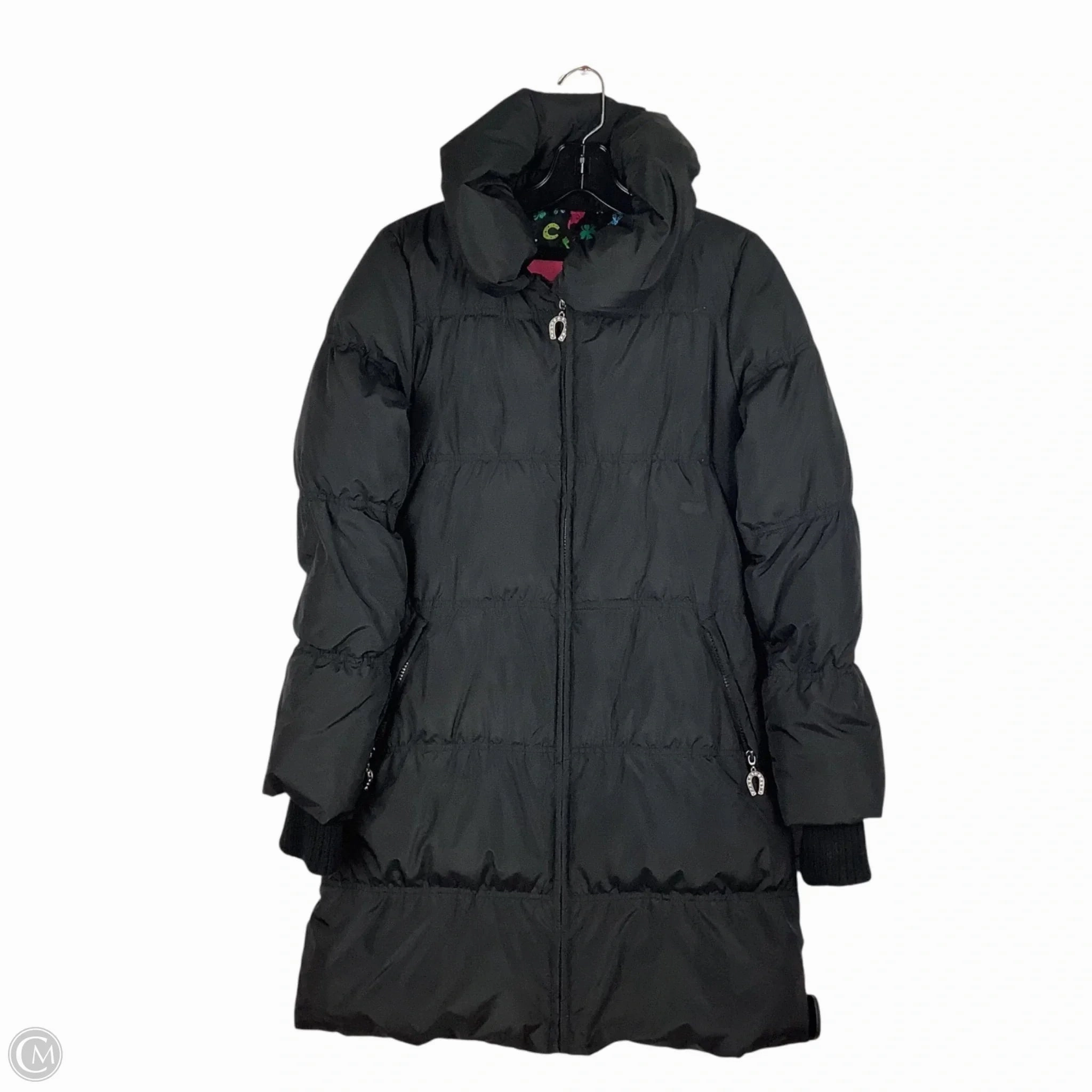 Coat Puffer & Quilted By Betsey Johnson In Black, Size: Xs Insulated Core Technology