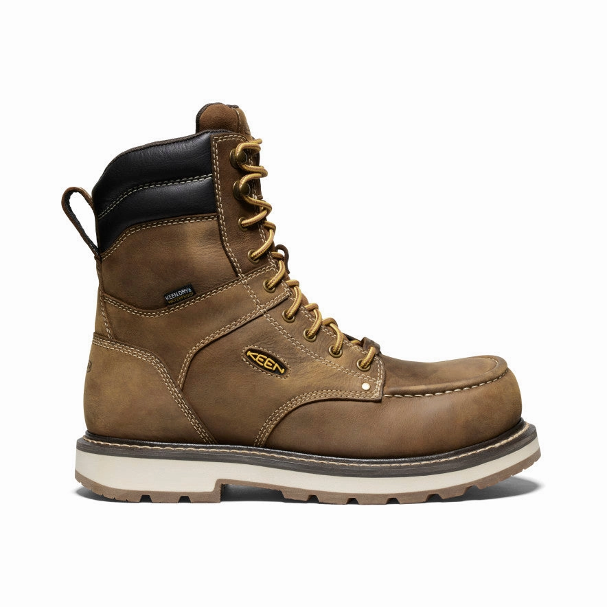 Energy Return Midsole Men's Cincinnati 8" Waterproof 90?? Heel Boot (Carbon Toe)  |  Belgian/Sandshell