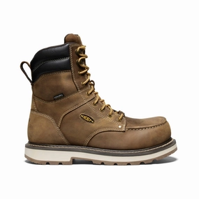 Energy Return Midsole Men's Cincinnati 8" Waterproof 90?? Heel Boot (Carbon Toe)  |  Belgian/Sandshell