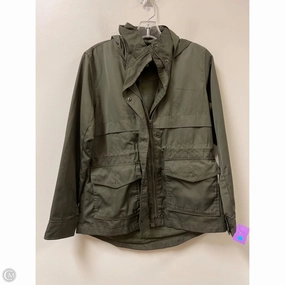 Embellished Trim Coat Raincoat By Universal Thread In Green, Size: Xs