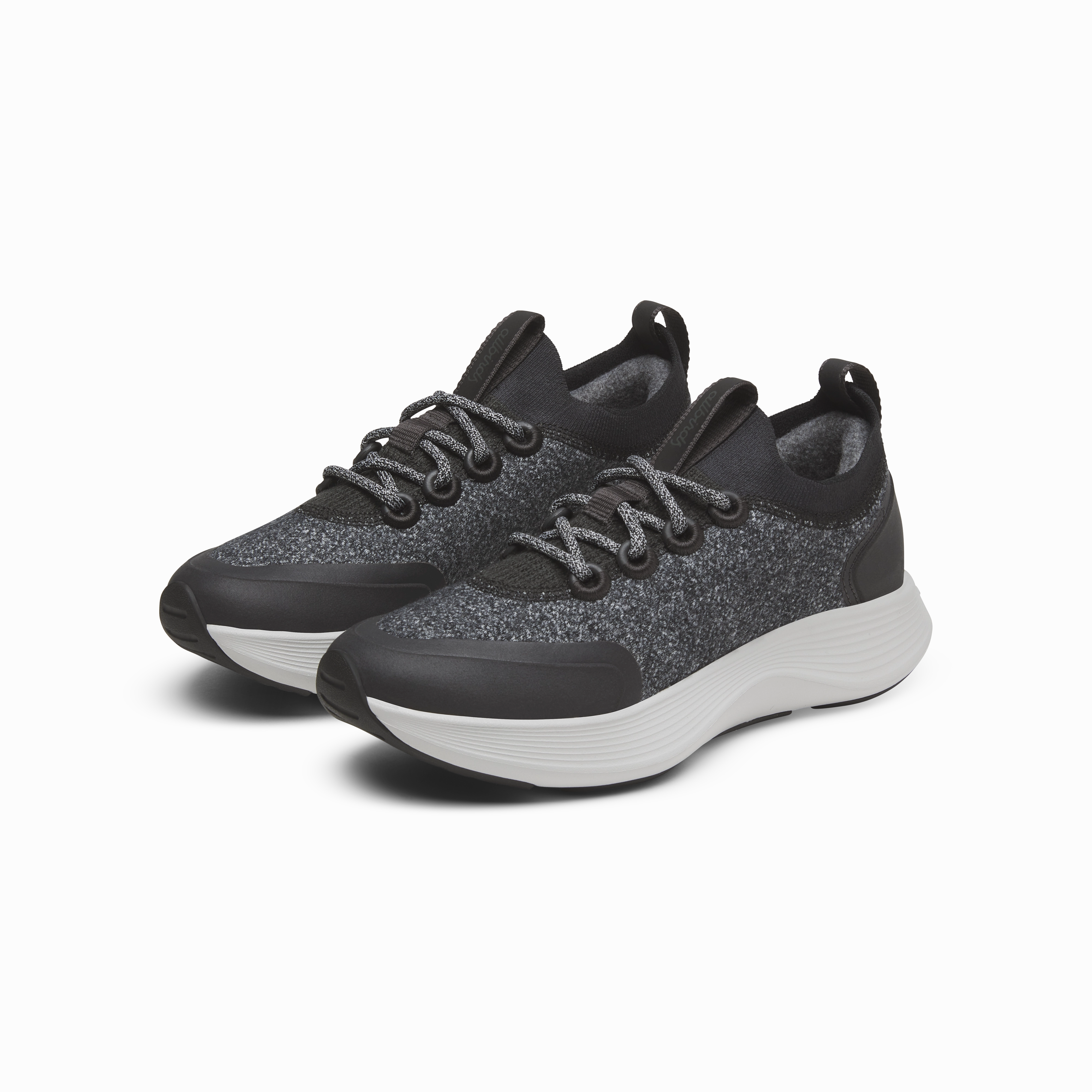 Men's Wool Strider - Dark Grey (Light Grey Sole) Quick Motion