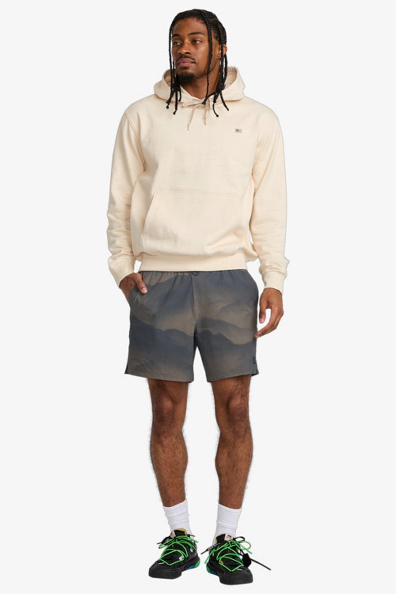 Seamless Shoulder Design Essential Hoodie Ceramic