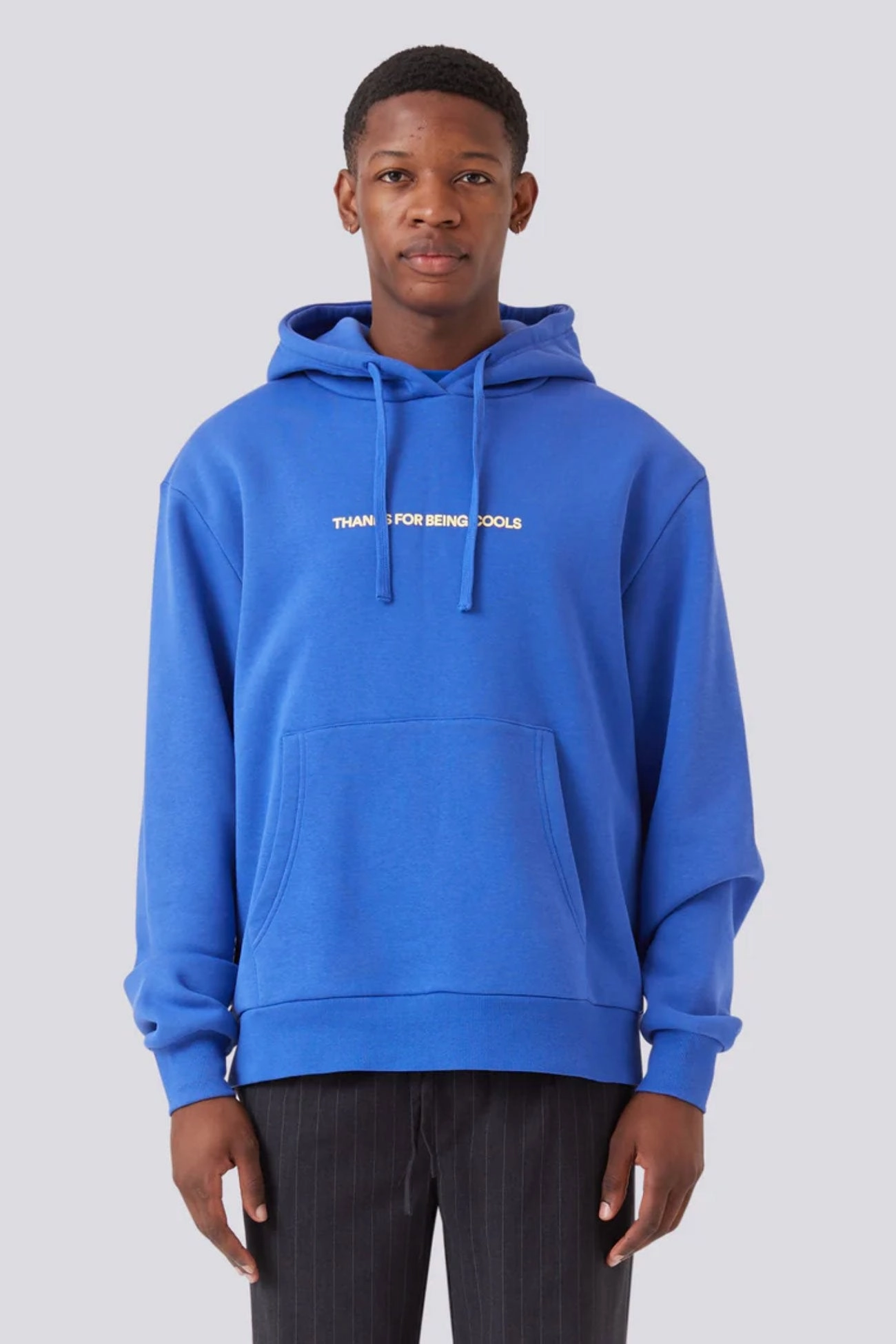 Thanks Hood Cyber Blue ErgonomicSleeveCut Utility Inspired Look