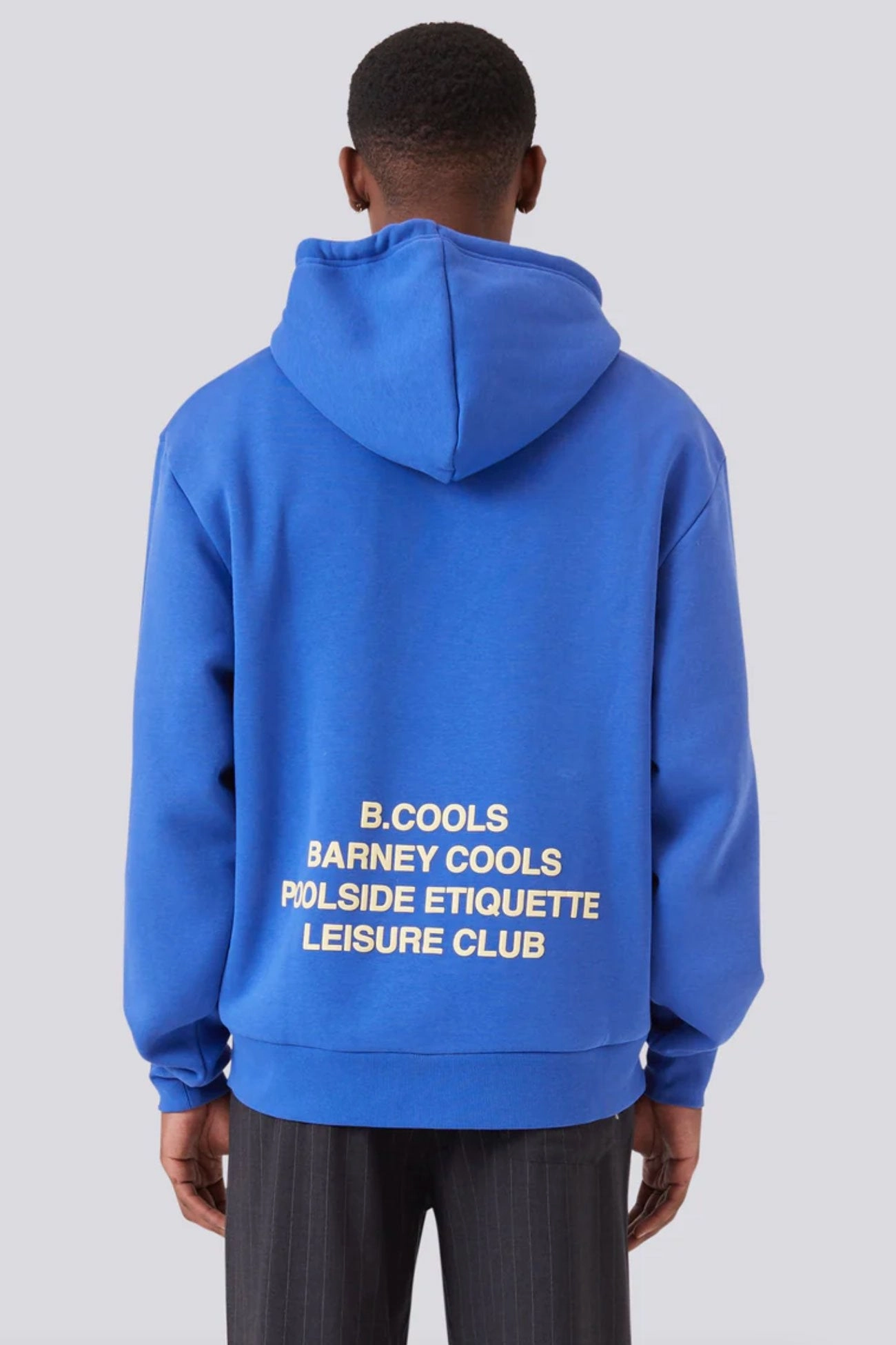 Thanks Hood Cyber Blue snap closure