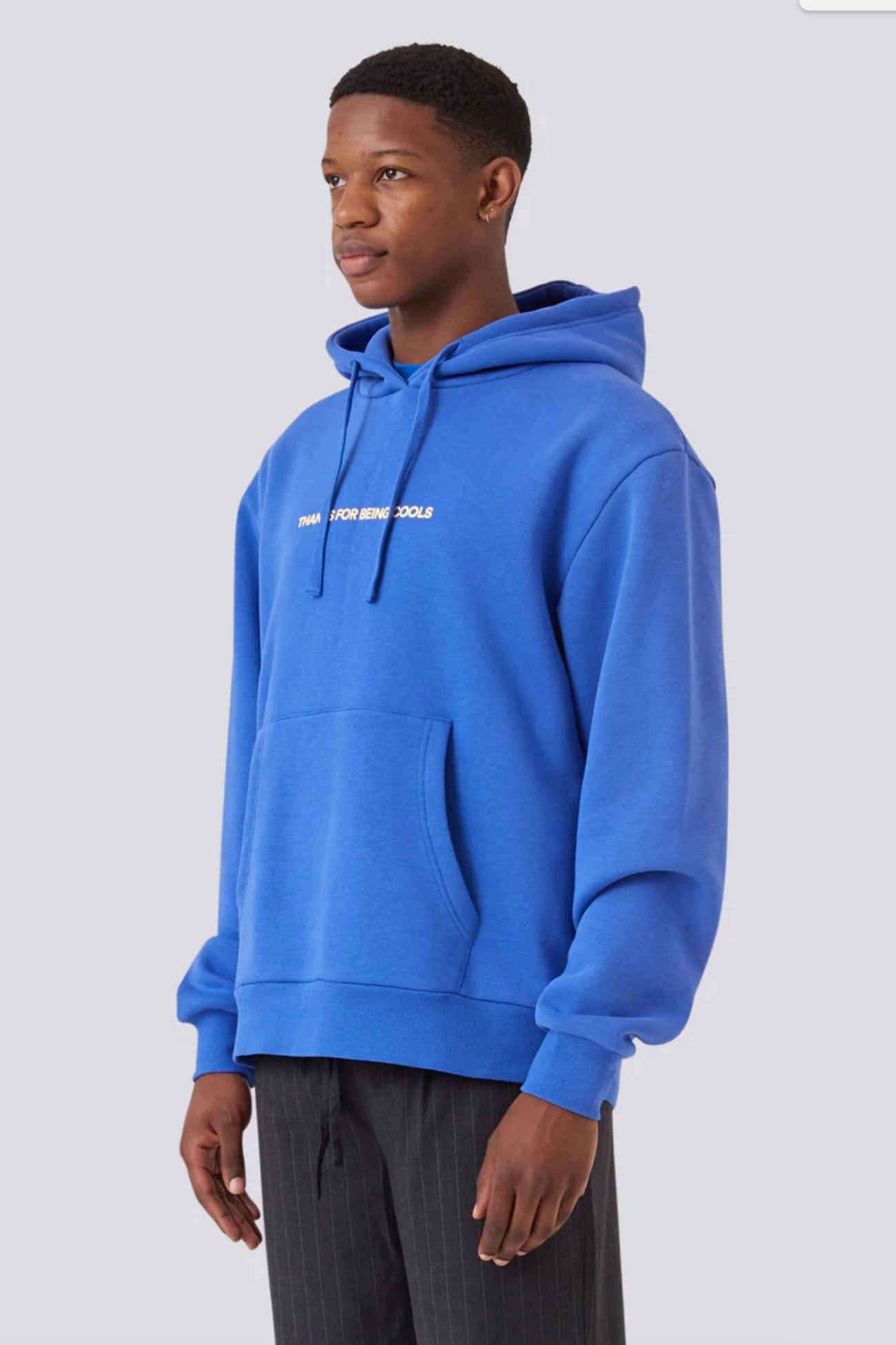 Thanks Hood Cyber Blue anti slip grip