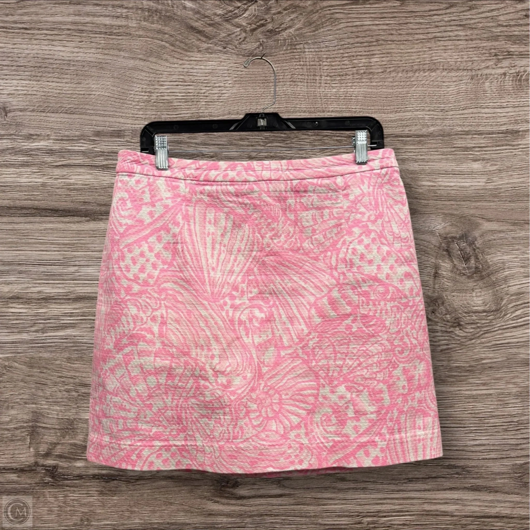 Modest Wear Skirt Designer By Lilly Pulitzer In Pink & Yellow, Size: 12