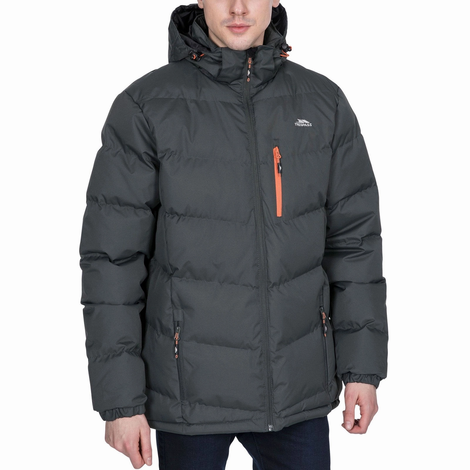 Trespass Mens Blustery Padded Casual Jacket Adjustable Drawstring Waist