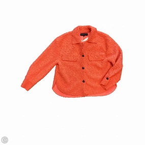 Modern Day Look Flatlock Seam Construction Coat Faux Fur & Sherpa By Endless Rose In Orange, Size: S