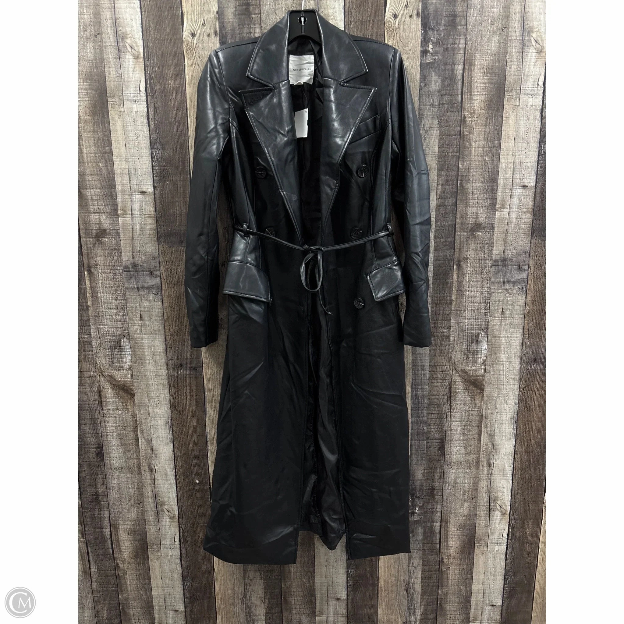 Button Closure Poly Blend Coat Other By Avec Les Filles In Black, Size: Xxs