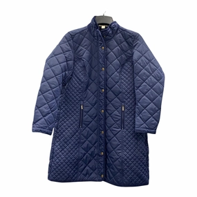Ultraviolet Protection Coat Puffer & Quilted By Appleseeds In Navy, Size:Mp