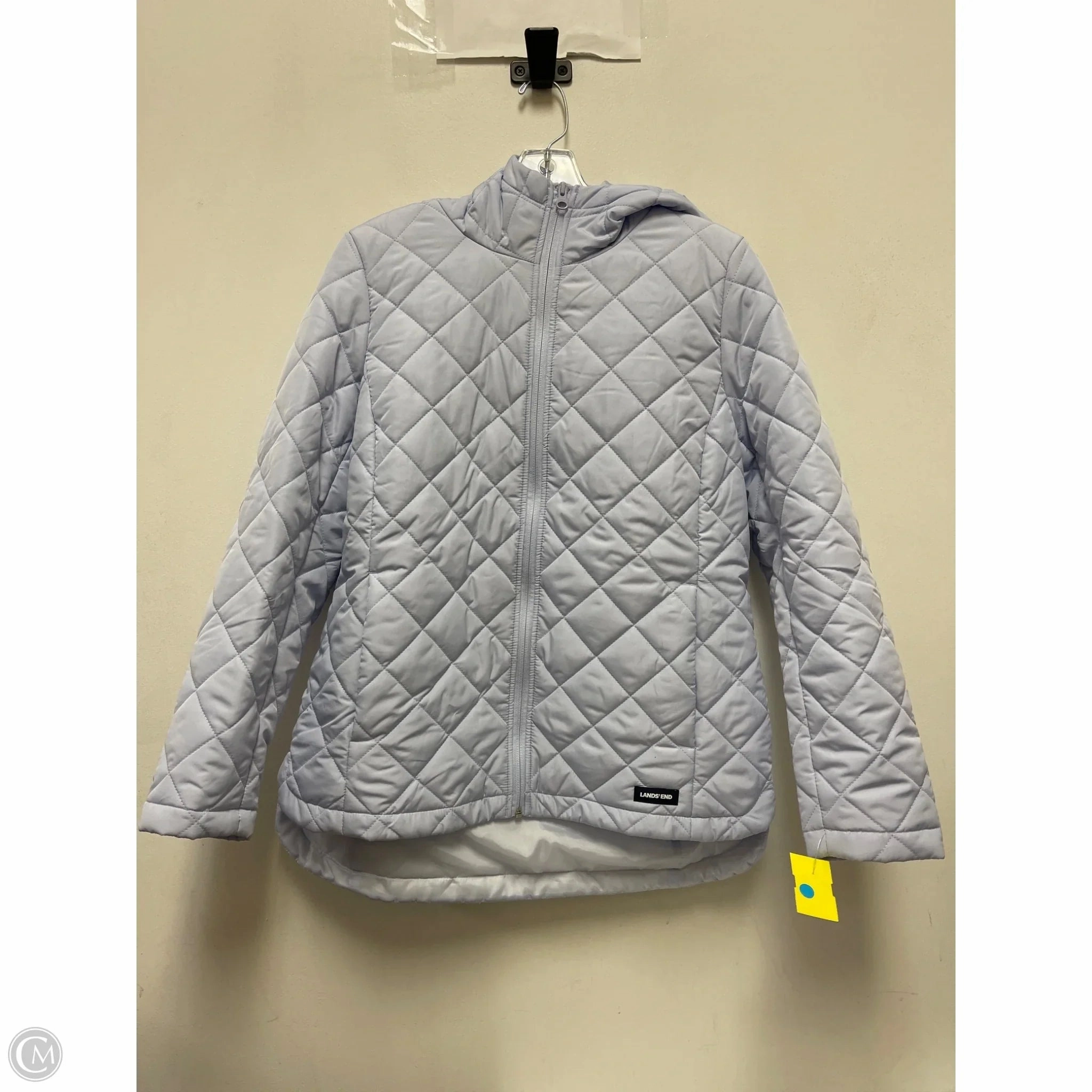 Modular Attachment Loops All Weather Piece Coat Puffer & Quilted By Lands End In Purple, Size: S