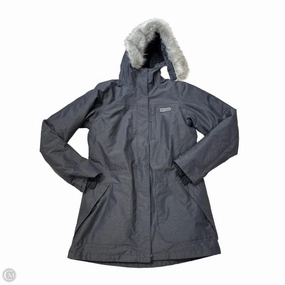 UV Protective Layer Nylon Cover Coat Puffer & Quilted By Columbia In Grey, Size: M
