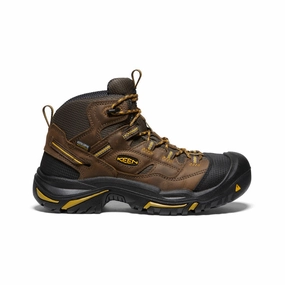 Men's Braddock Waterproof Mid (Steel Toe)  |  Cascade Brown/Tawny Olive Waterproof Mountain Hike