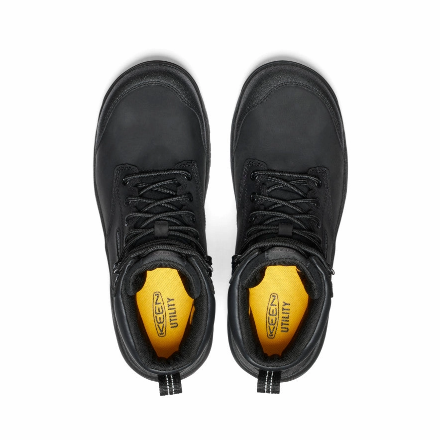 Men's Evanston 6" Waterproof Boot (Carbon Toe)  |  Black/Black Feather Light Nature Lover