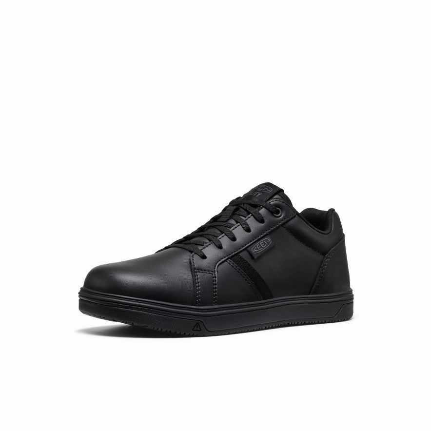 Non Marking Sole Party Ready Men's Kenton WTX Work Shoe (Soft Toe)  |  Black/Black