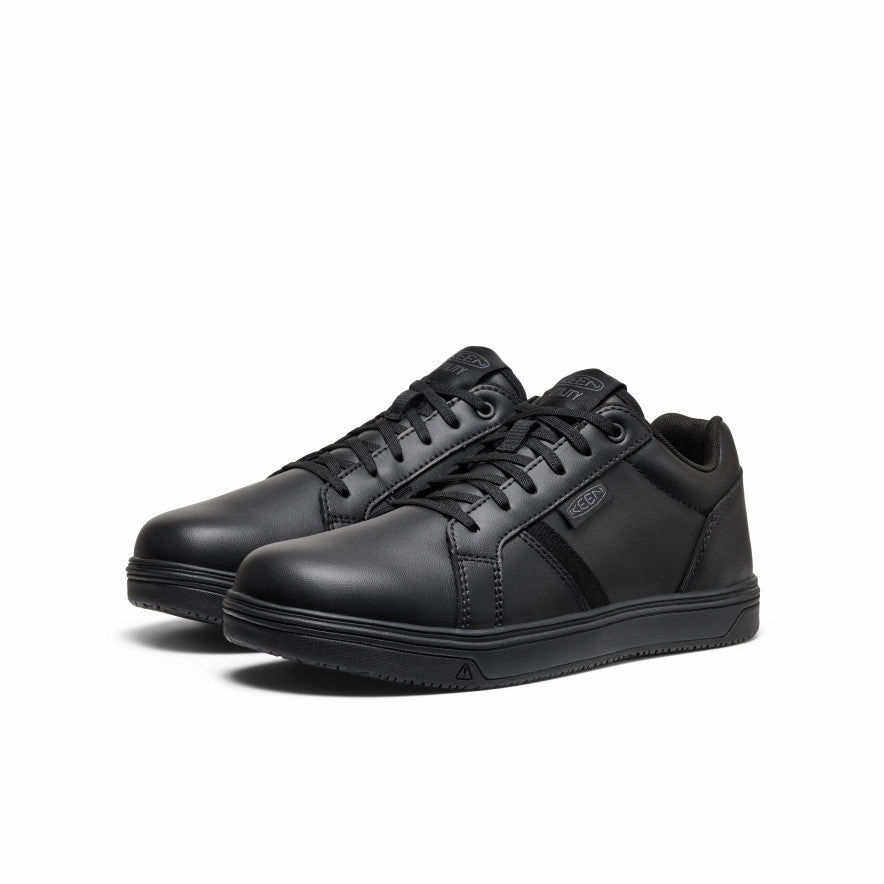 Men's Kenton WTX Work Shoe (Soft Toe)  |  Black/Black Platform Style