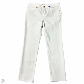 Jeans Luxury Designer By Loro Piana In White Denim, Size: 8 Loose High Quality Morning Stroll Travel Light