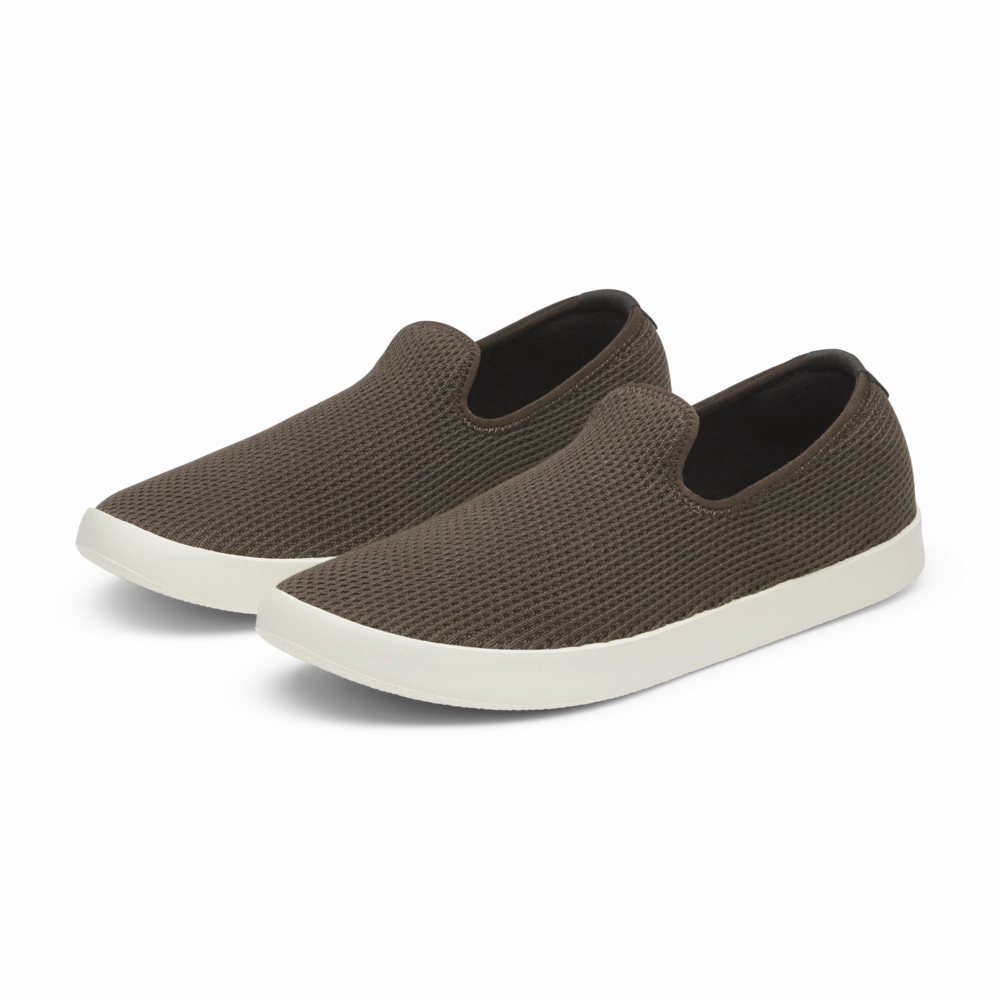 Ventilated Collar Design Walk Comfort Men's Tree Lounger - Rustic Brown (Stony Cream Sole)