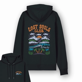 Snowboarding wear Organic "Lost Souls Club" Hoodie