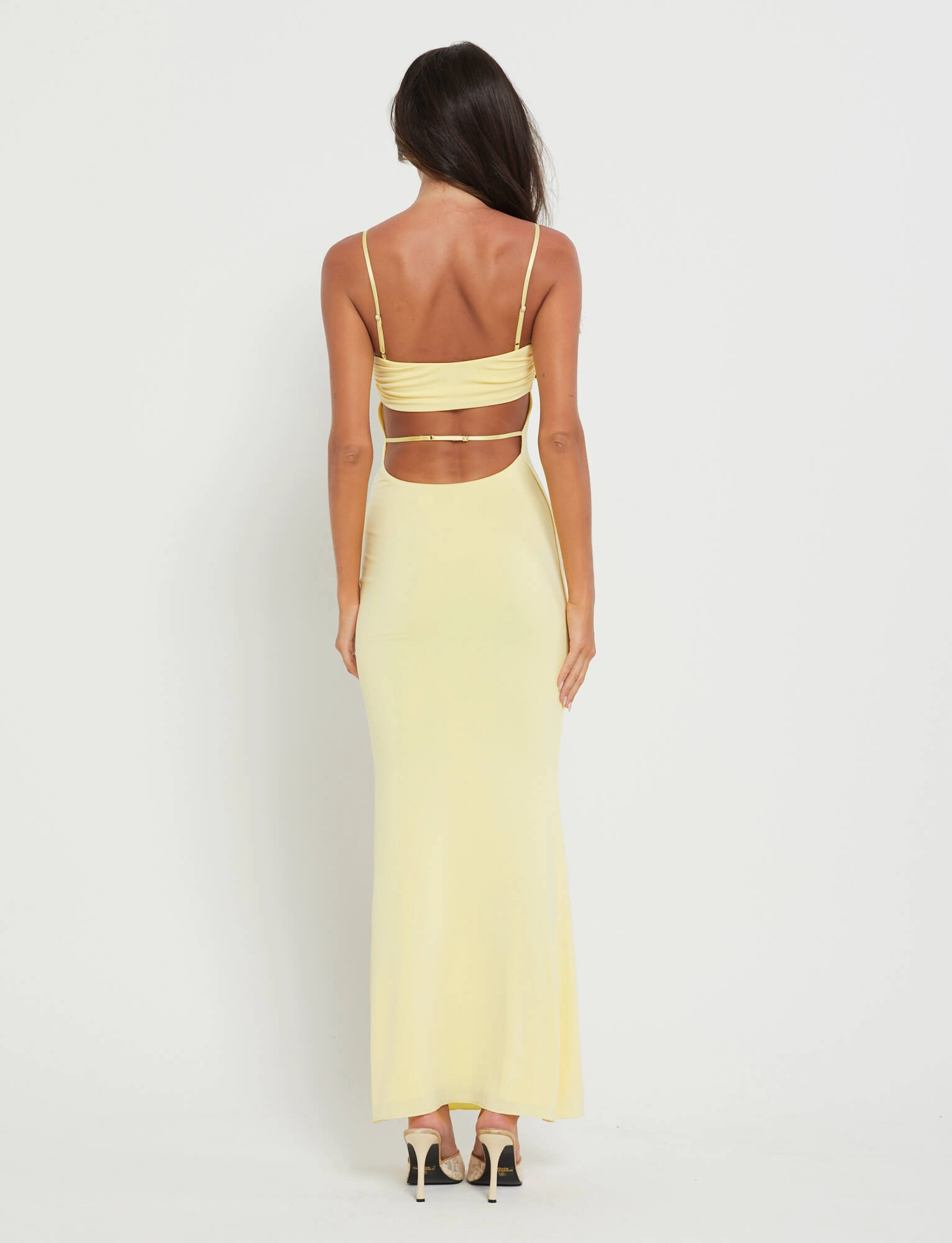 Subtle Touch CARA DRESS - YELLOW : PASTEL CITRUS