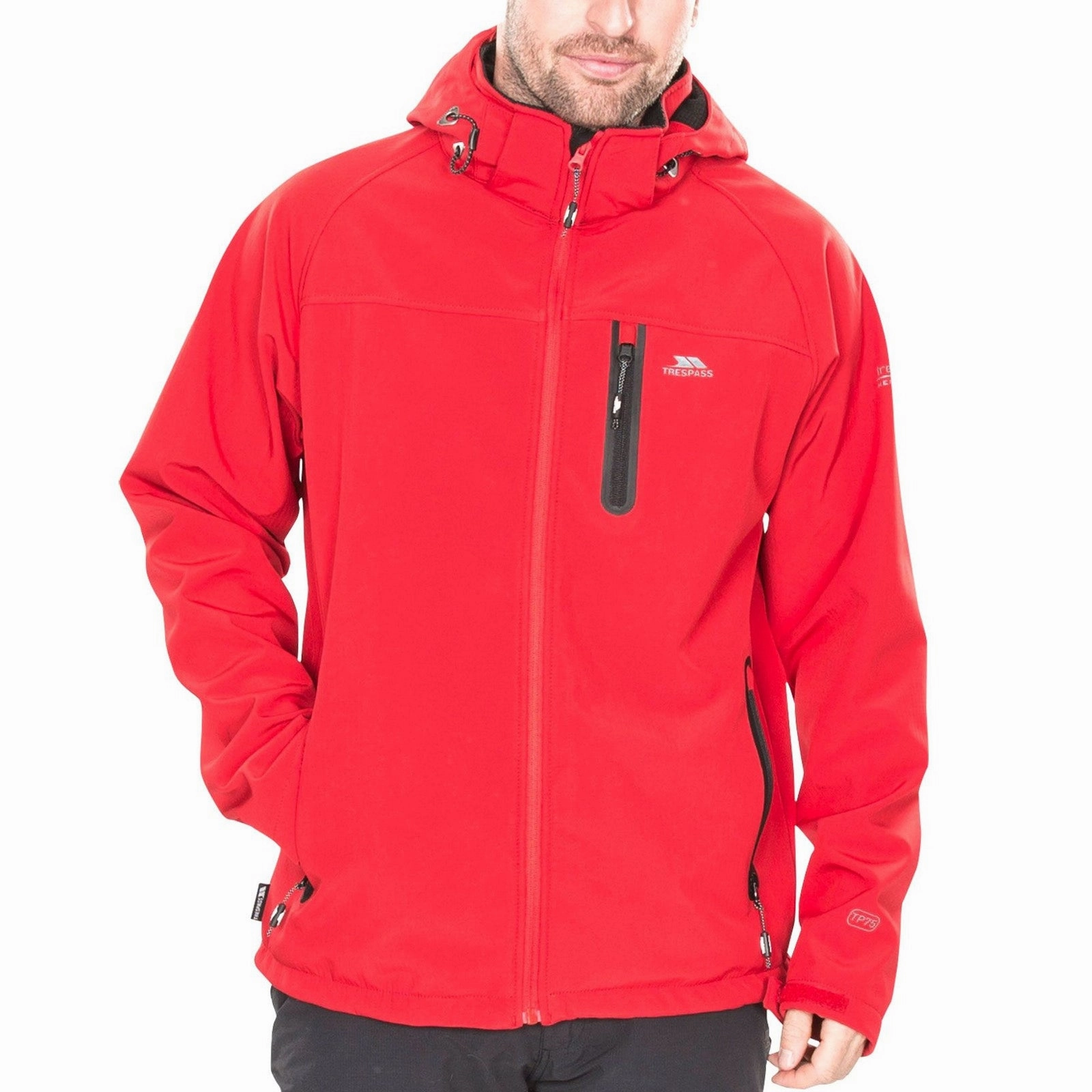 Trespass Mens Accelerator II Softshell Waterproof Jacket Weatherproof Construction