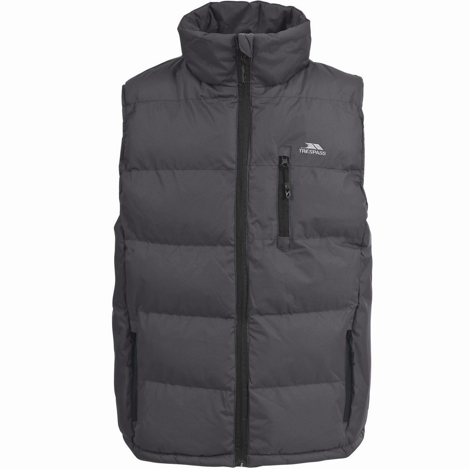 Trespass Mens Clasp Padded Gilet Adjustable Hem Comfy Street Piece