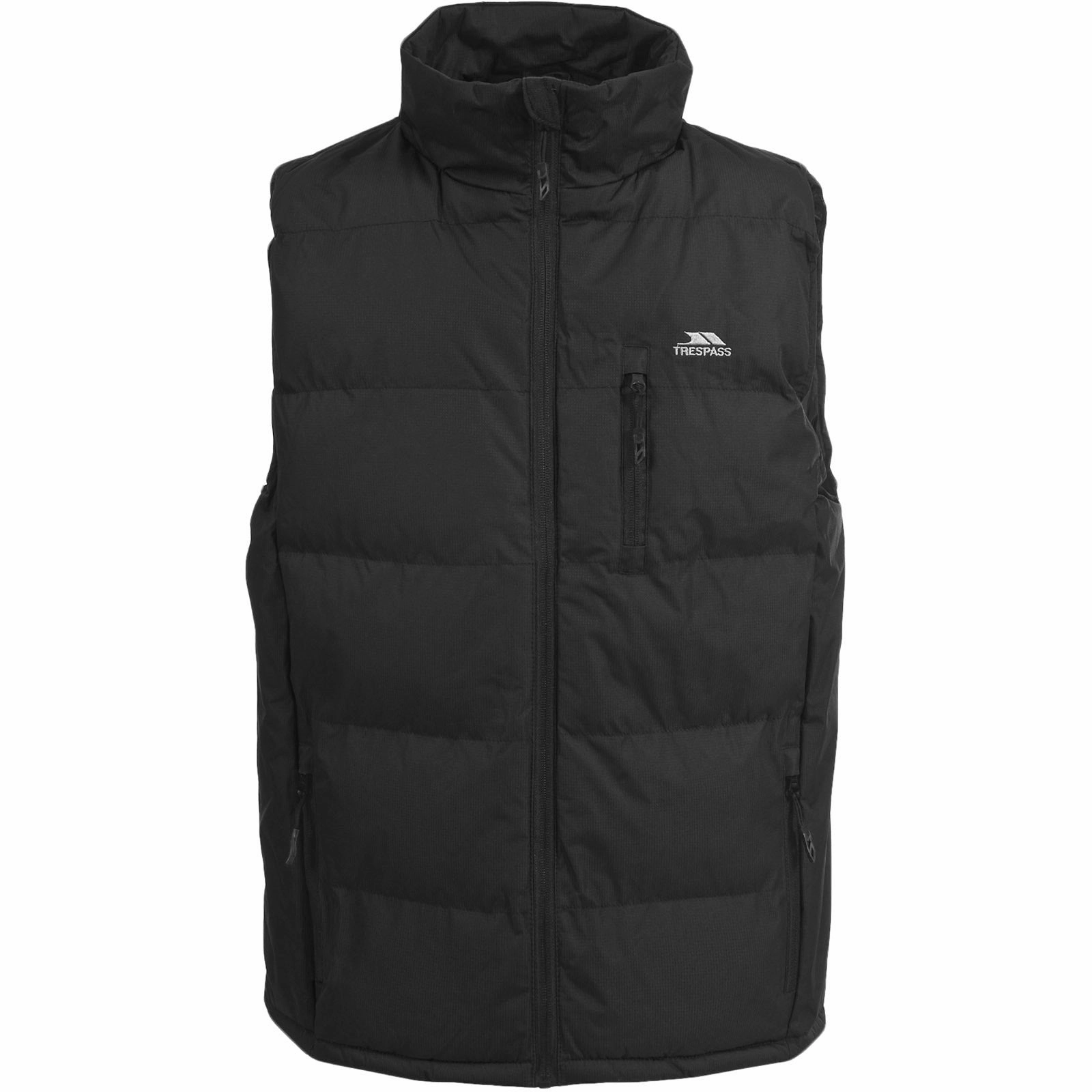 Trespass Mens Clasp Padded Gilet Taped Edges VentilatedBackPanel
