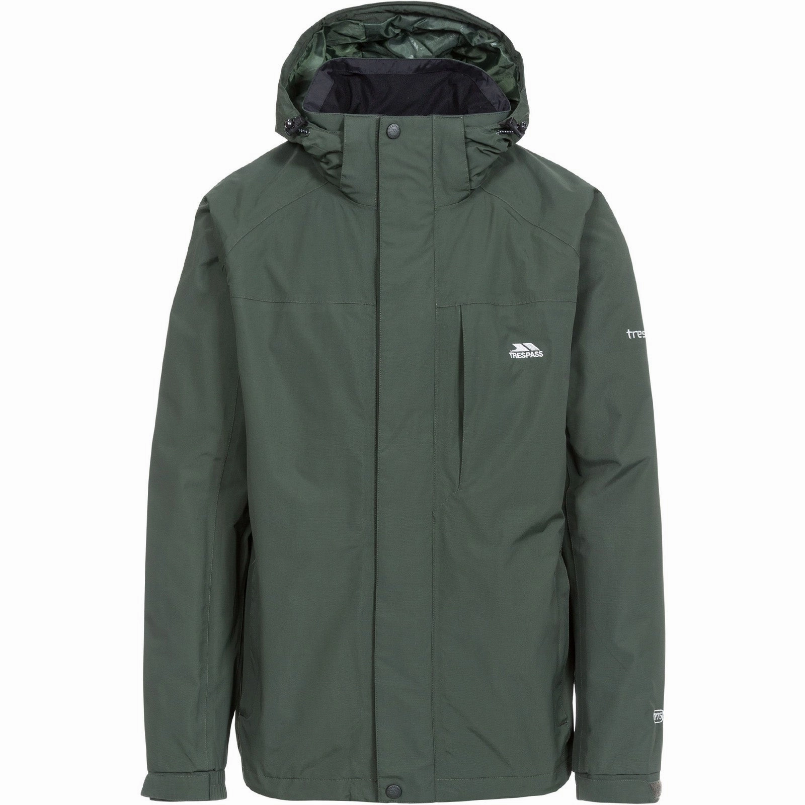 Breathable City Style AntiPilling Finish Trespass Mens Edwards II Breathable Waterproof Jacket