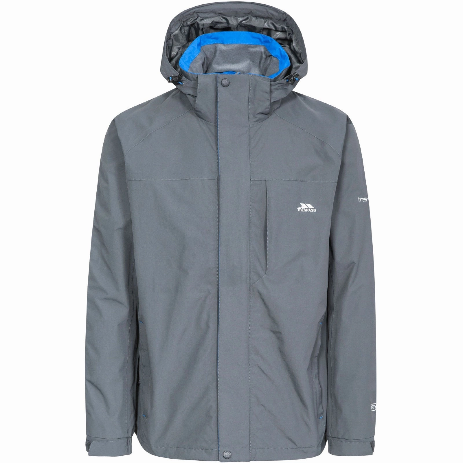 Trespass Mens Edwards II Breathable Waterproof Jacket Breathable mesh lining Thick Fabric