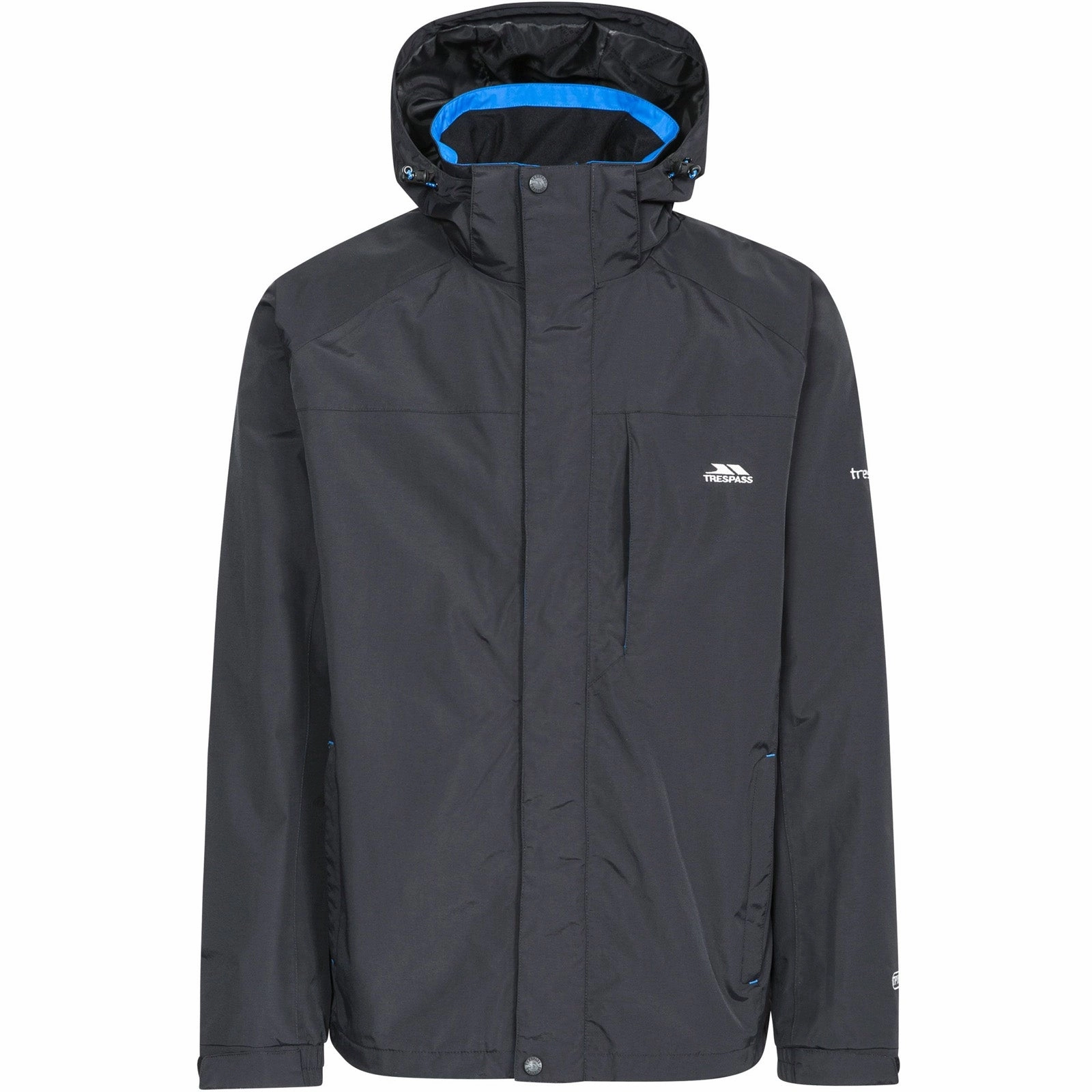 Trespass Mens Edwards II Breathable Waterproof Jacket Non Restrictive Mobility Versatile Layering