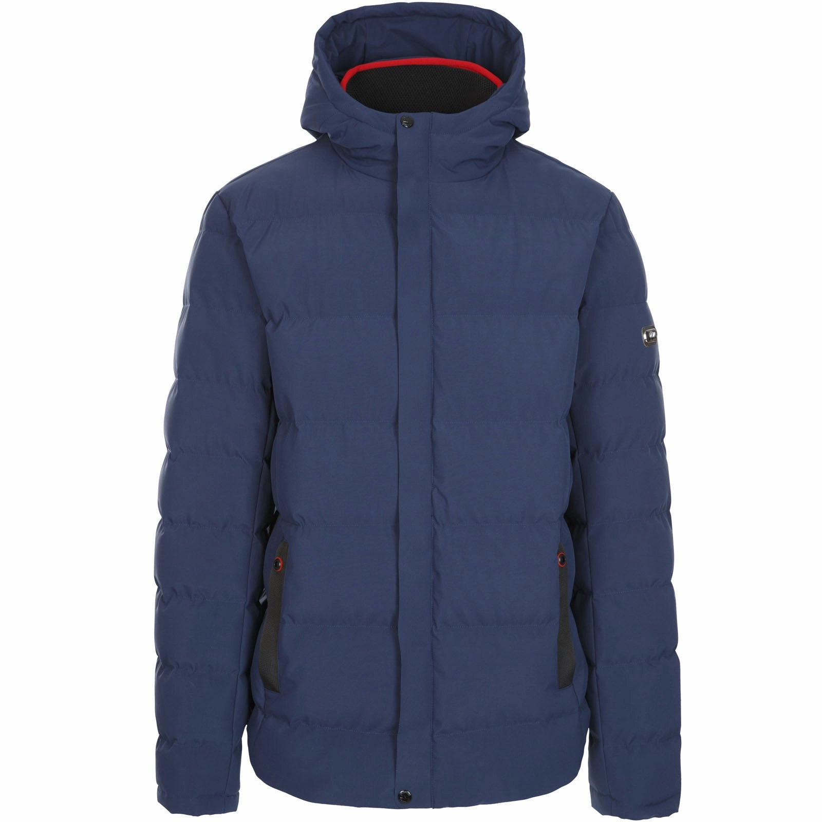 Trespass Mens Habbton Waterproof Padded Jacket mesh ventilation