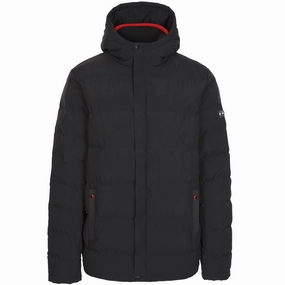 Trespass Mens Habbton Waterproof Padded Jacket Windbreaker Inspired Fit Odor Resistant Treatment