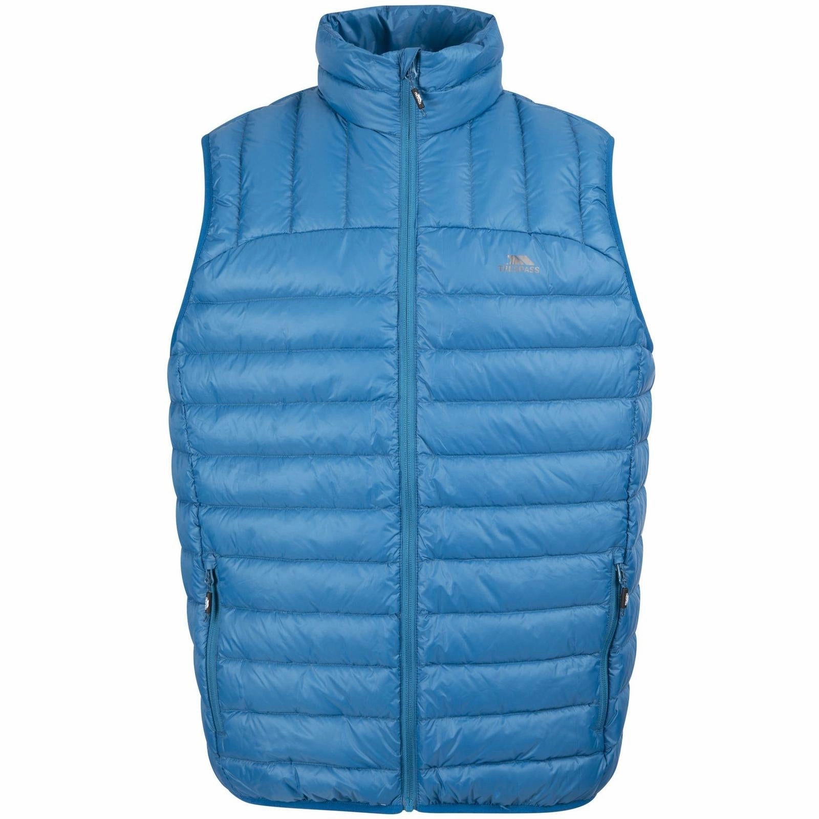 Magnetic Fastenings Hypoallergenic Interior Layer Trespass Mens Hoppers Lightweight Down Gilet