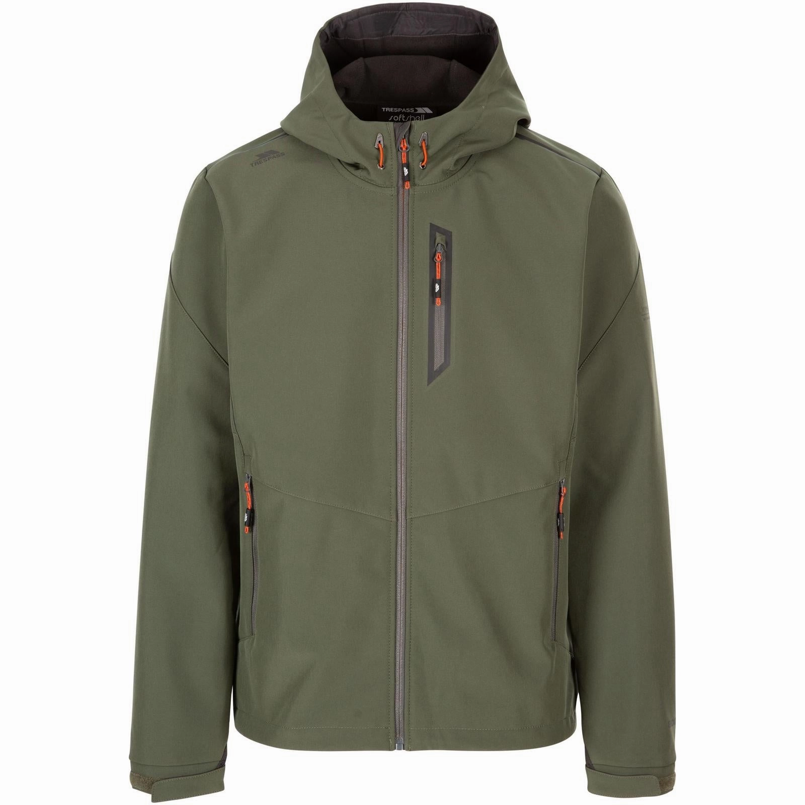 Non Irritating Collar Trespass Mens Marlon C Waterproof Softshell Jacket