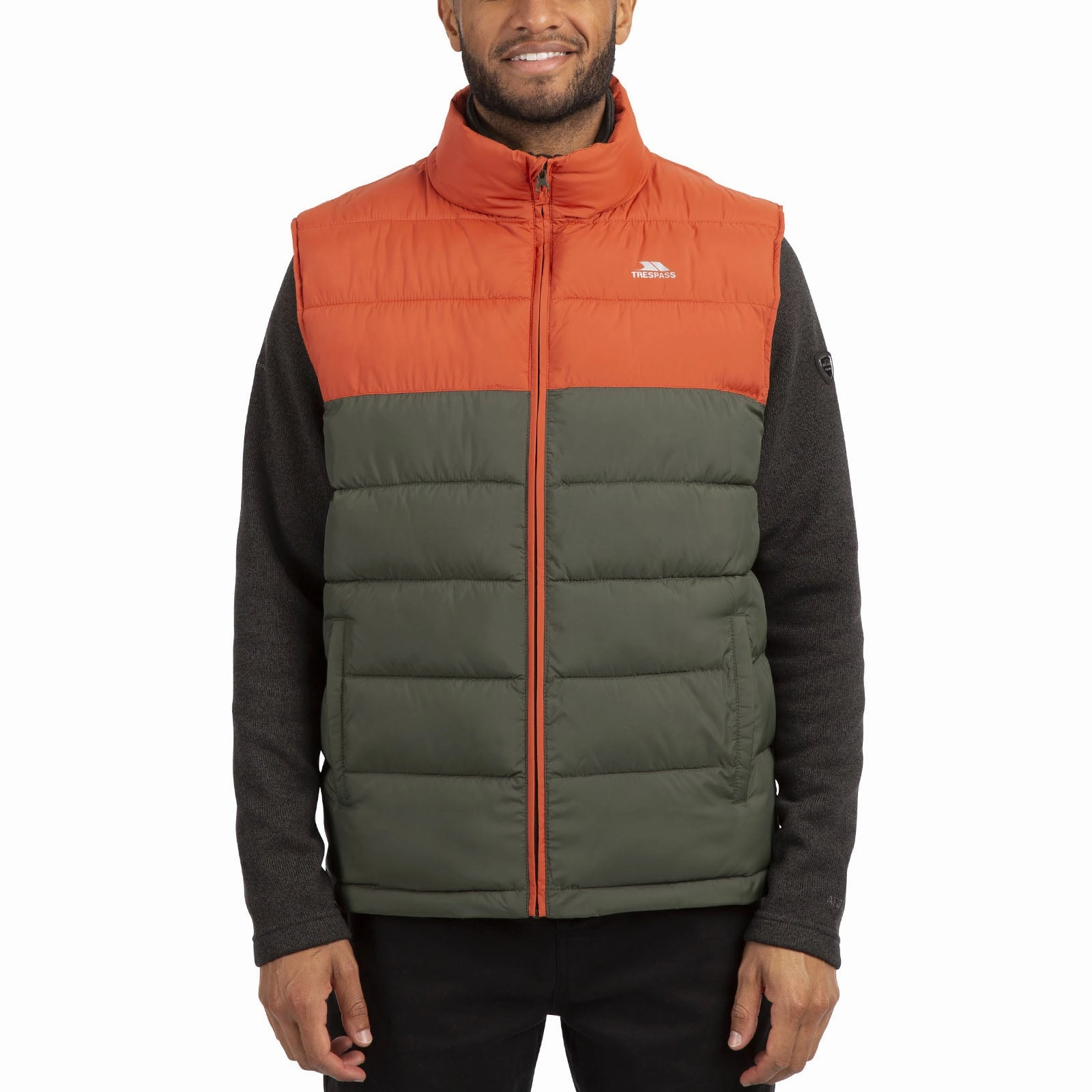 Sleek Layers Trespass Mens Oskar Padded Gilet